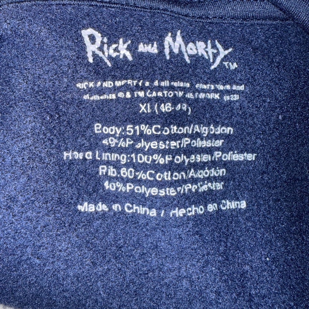 Rick and Morty Multicolor Hoodie size XL - Picture 7 of 11